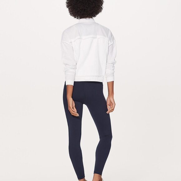 Lululemon Pack Light Bomber Jacket in White - Picture 6 of 11